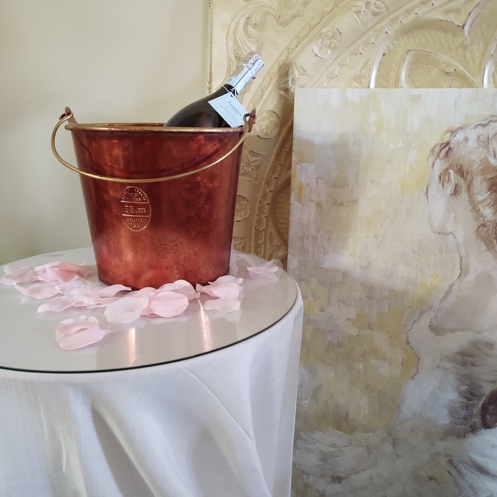 1928 Copper-Engraved 🍾Champagne/Prosecco Bucket~
